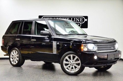 2008 range rover supercharged black leather rear dvd