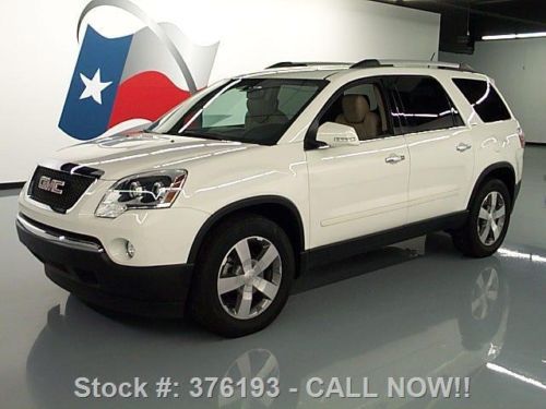 2011 gmc acadia slt 7-pass htd leather 19&#034; wheels 23k texas direct auto