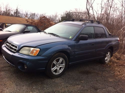 2006 subaru baja, rebuildable, no reserve