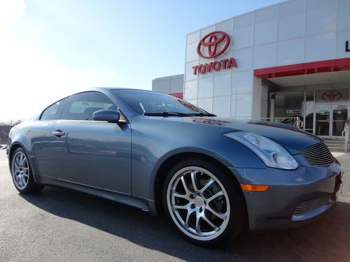 2006 infiniti g35 6-speed manual coupe heated leather moonroof video 56k miles