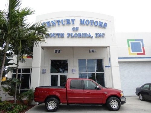 2001 ford f-150 supercrew crew cab 139 xlt 1-owner low miles