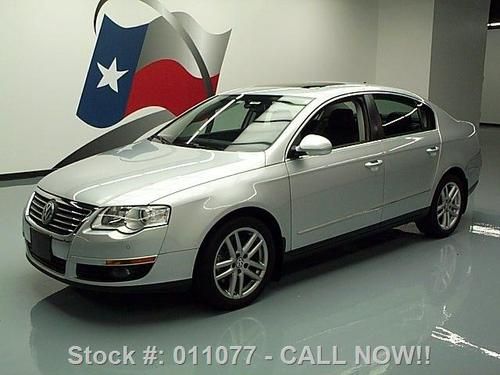 2008 volkswagen passat lux sunroof nav htd leather 42k texas direct auto