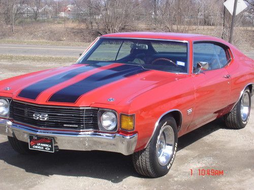 72 chevelle 454 ss clone - amazing. automatic, a/c, disc brakes