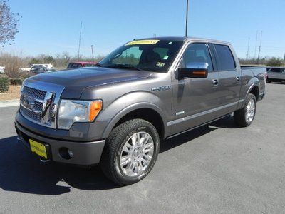 2011 f-150 platinum 3.5l ecoboost 4x4 max tow leather heated cooled seats