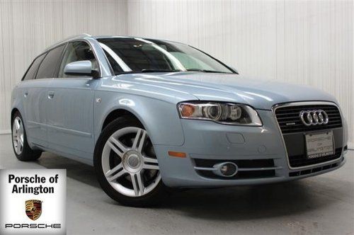 2006 audi a4 2.0t wagon leather 6 speed manual heated seats moon roof blue grey