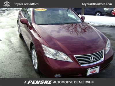 2007 lexus es 350 leather heated seats red clean car fax one owner
