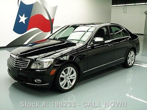 2009 mercedes-benz c300 sport p2 awd pano sunroof 57k texas direct auto