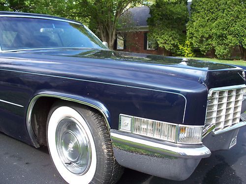 1969 midnite blue  caddy in good condition