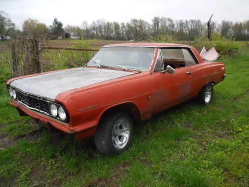 1964 malibu ss super sport - red with black interior - 283 v8 - automatic trans.