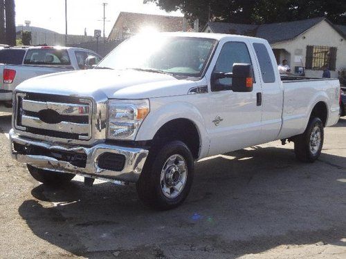2012 ford f-250sd xlt super cab 4wd damaged clean title runs! only 16k miles!!
