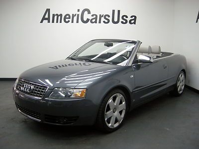 2005 s4 convertible 4.2 l v8 quattro w@w only 34k mi carfax certified florida
