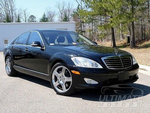 2007 mercedes benz s550--keyless go-19' amg wheels--clean carfax-very nice