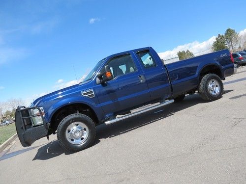 2008 ford f-250 supercab xlt 4x4 long bed fleet truck tow ready service work v8