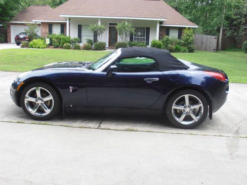 2006 pontiac solstice base convertible 2-door 2.4l, deep blue, one owner