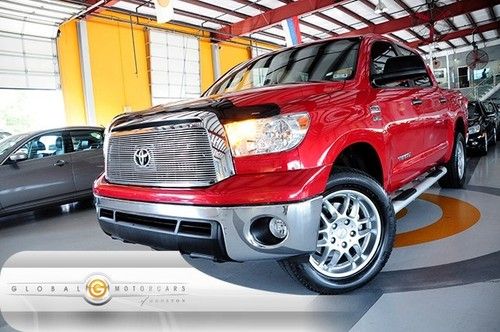 11 toyota tundra crewmax 5.7l 4x4 texas-edition 1-owner runboards 20s