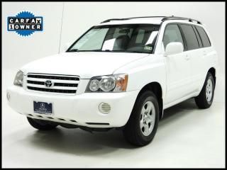 2002 toyota highlander v6 2wd suv automatic one owner rear spoiler cd