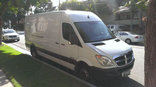 2007 dodge sprinter 3500 extended dually cargo van 3.0l (refrigerated)