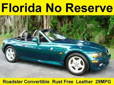 No reserve hi bid wins sharp serviced convertible leather rust free 29mpg fla