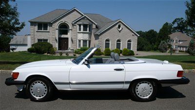 1989 mercedes 560sl convertible only 5,721 miles pristine example collectors car