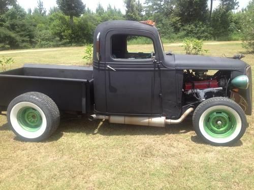 1937 rat rod pickup 350 , 400 automatic, power steering, disc brakes