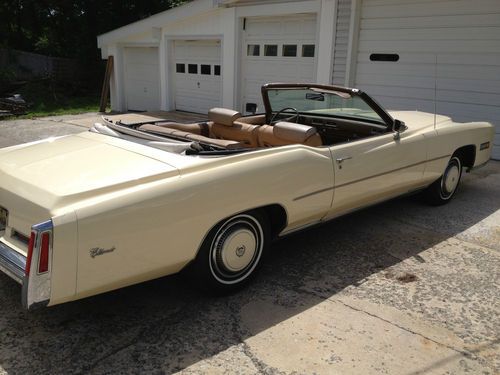 1976 cadillac edorado convertable (no reserve)