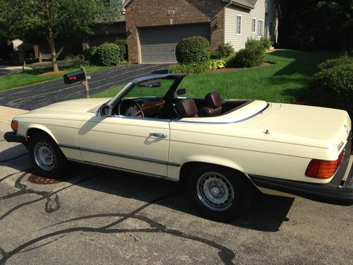 1981 380 sl coupe with two tops
