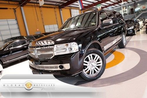 08 lincoln navigator rwd 1-owner pdc comfort-sts 20s power-boards 3rd-row roof