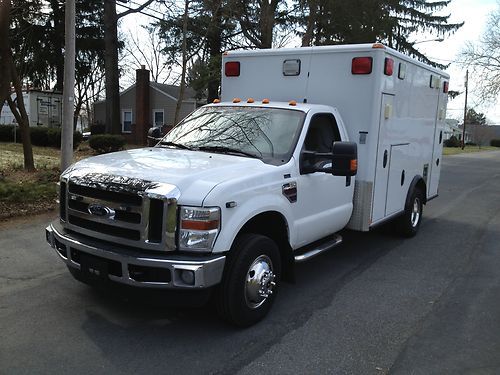 2008 ford f350 type i ambulance 4x4 wheeled coach excellent condition