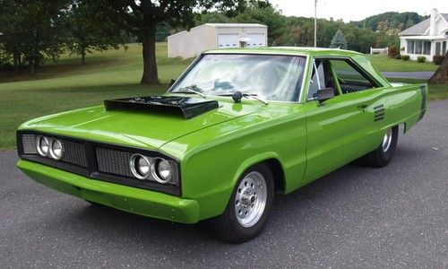 1966 dodge coronet 500 - 440 engine - auto - pro street style - narrowed rear