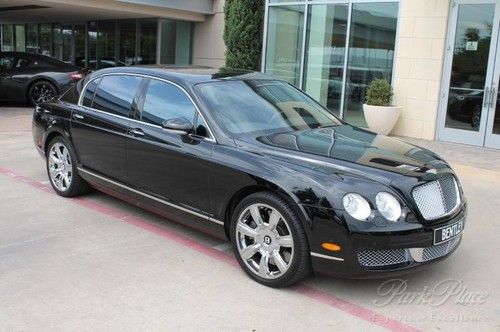 Clean, certified pre owned bentley,rear seat entertainment pkg,rear view camera