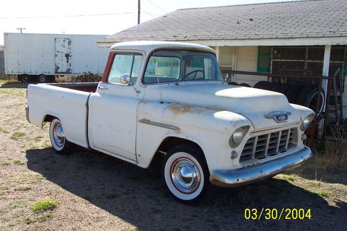 1956 chevy, cameo, pickup, truck, project