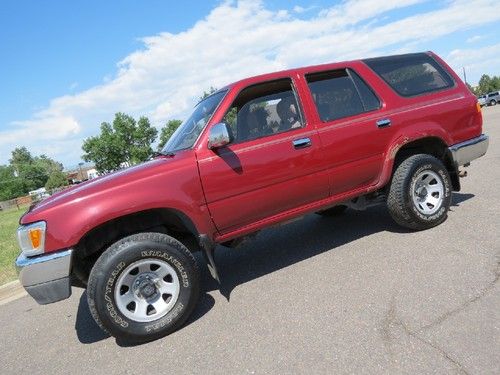 1995 toyota 4runner 4x4 v6 3.0 automatic runs/drives 2 owner non smoker w/carfax