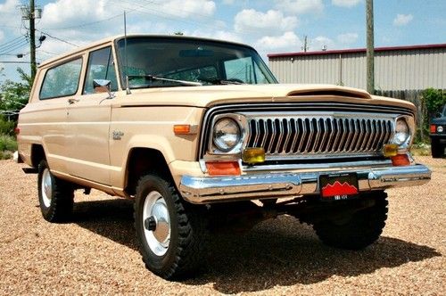 1976 jeep cherokee 4wd beautiful one owner!