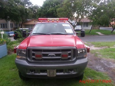 2004 ford f450 fire rescue utility truck no reserve