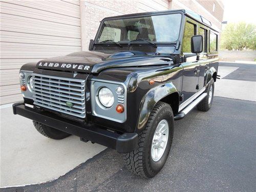 2008 land rover defender d110 suv black 51,000 miles extremely rare!!!!