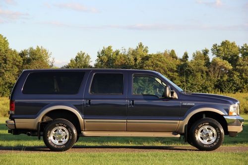 2002 ford excursion limited 7.3l diesel 101k actual miles 1owner 4x4 no reserve