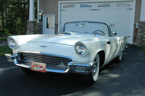 1957 ford thunderbird hard top convertible classic antiques muscle cruiser rod