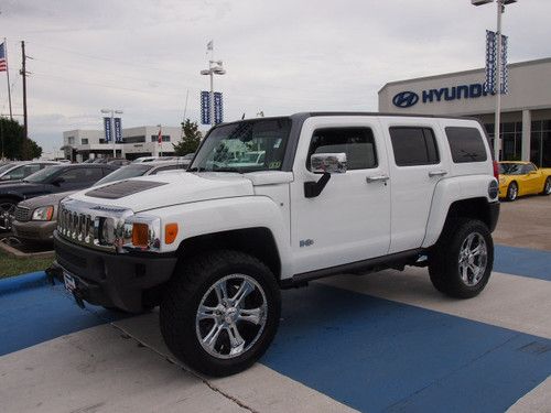 No reserve 2006 hummer h3 loaded leather automatic chrome wheels texas