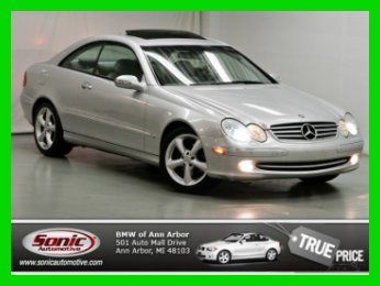 Used 3.2l v6 18v automatic rwd coupe premium silver leather mb