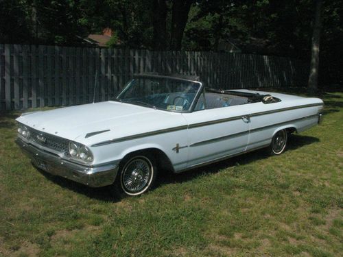 1963 ford galaxie xl500 convertible 352 v8 automatic transmission