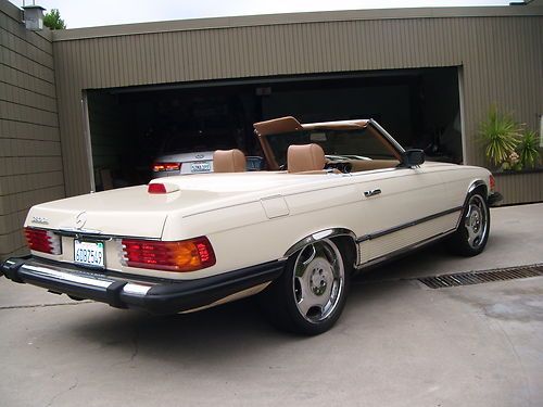 Mercedes, 380sl class, palomino color, great condition, alpine sound system