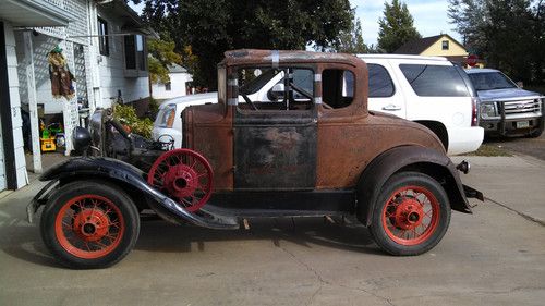 1930 ford model a 5 window coupe restoration hot rod banger 5w rumbleseat