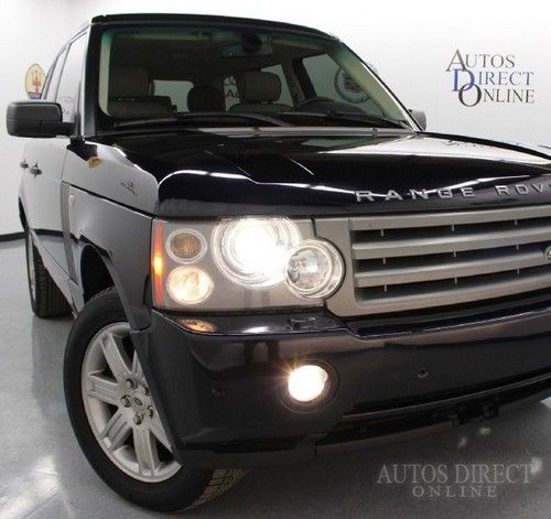 We finance 2006 land rover range rover hse 4wd clean carfax navi 6cd mroof htsts