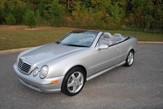 2003 mercedes clk 430 cabriolet silver only 43k miles like new beautiful car