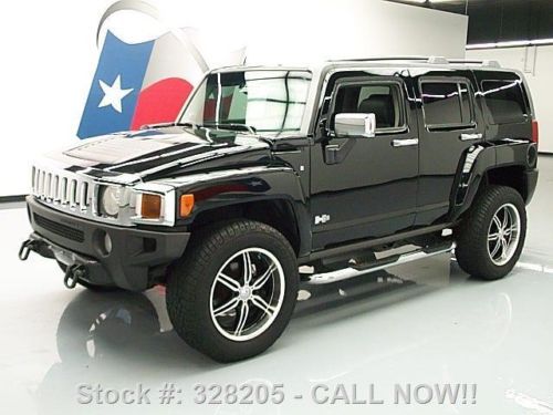 2006 hummer h3 4x4 auto htd leather sunroof 20&#039;s 67k mi texas direct auto