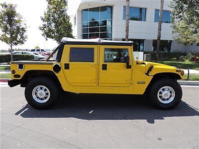 2001 am general hummer h1 in competition yellow / only 36,000 miles / serviced