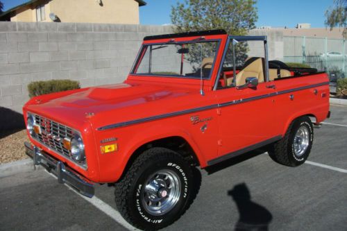 1971 ford bronco early classic - restored - uncut body -  v8 302  see video