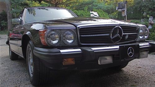 1980 mercedes-benz 450sl - chocolate brown - an excellent one