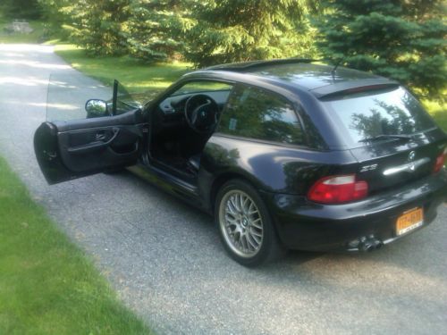 Black on black leather 2002 bmw z3 coupe, 2 door, 3.0l, 75,000 miles *rare find*