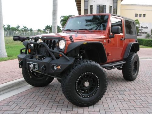 2009 jeep wrangler 4x4 only 6k miles lifted custom suspension winch off-road fl